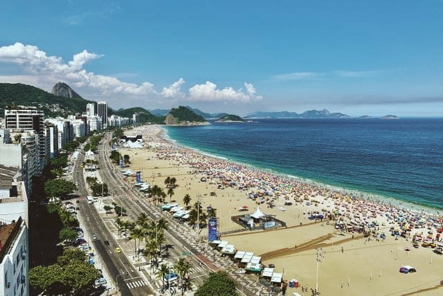 Brazil famous copacabana beach barry manilow 